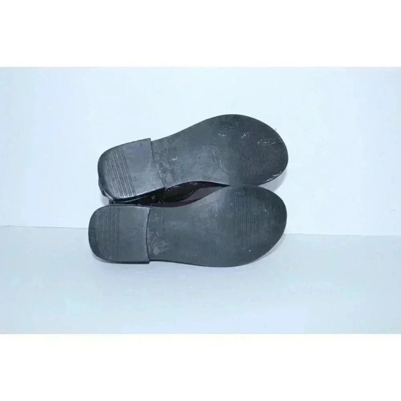 Zara Boots Youth 9.5 Girls Pull On Chelsea Ankle Bootie Glam Silver Faux Leather - Picture 6 of 9